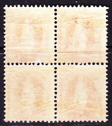 1903 1 Fr karmin, ungebrauchter 4er Block. 1 Marke postfrisch