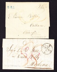 190100: Switzerland, Canton Grisons - Pre-philately