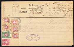 5655: Schweiz - Telegrafenmarken