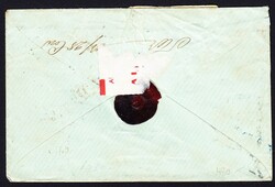 1862 3 Farben Frankatur auf Brief Paris nach Wladimir-Wolynsk; ...