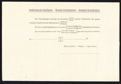 1913 Paketkarte mit 22 Piaster Frankatur der österreichischen Post ...