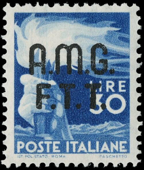 1945/54 - TRIESTE A: complete collection of new stamps, mostly MNH, ...