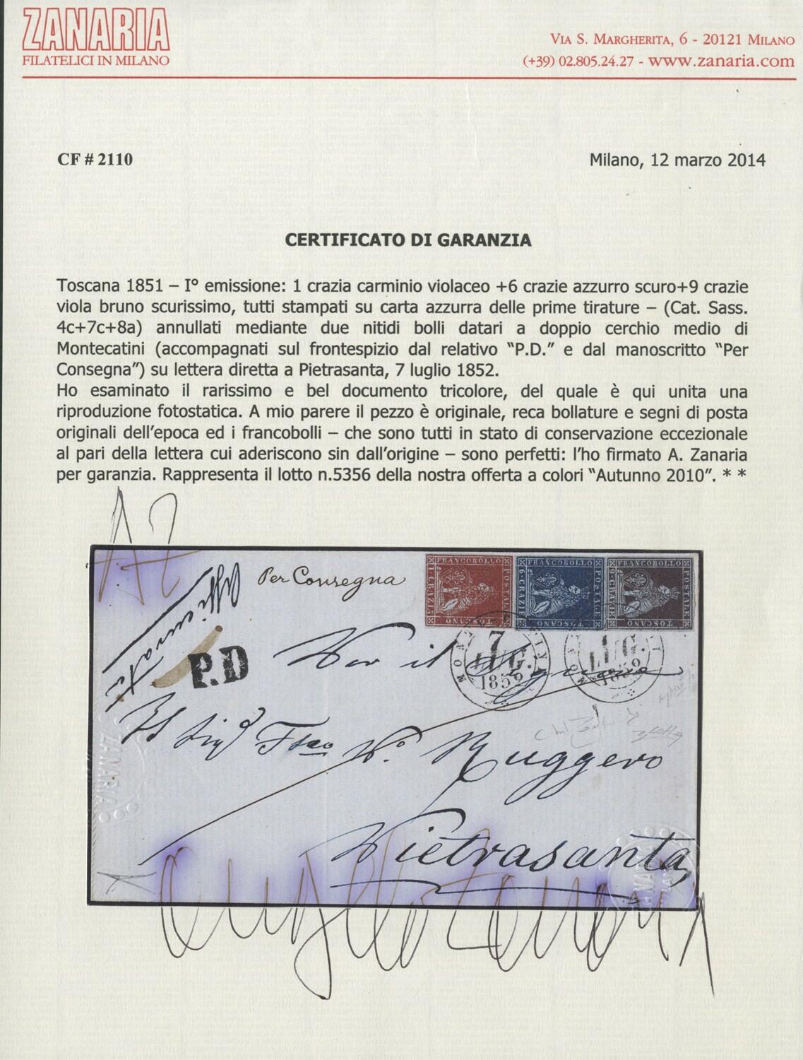 Image 5 for lot number 725 for 13. Zanaria Auktion