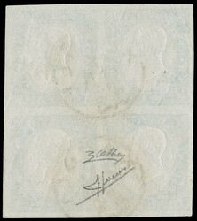 1863 - 15c blue Sardinia type, BL4 with excellent margins, cancelled ...