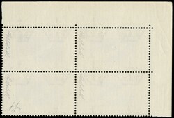 1930 - Balbo, 7,70L celeste e grigio, BL4 AdF. Firme Giulio Bolaffi, ...