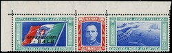 1933 - Crociera Nord Atlantica, trittici, i due valori 'I-BALB' AdF e ...