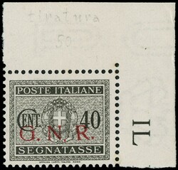 3415150: Italia Repubblica Sociale R.S.I. - Postage due stamps