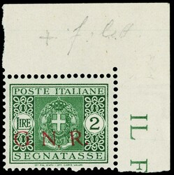 3415150: Italia Repubblica Sociale R.S.I. - Postage due stamps