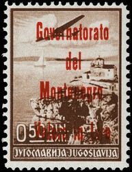 3490: Italian Occupation Montenegro - Airmail stamps