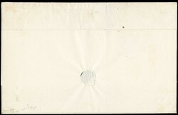 1850 - 10c intense black, three copies including one with fragment of ...