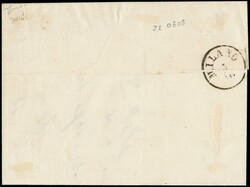 1850 - 5c ochre-yellow with tete-beche printing, 10c carbon-black and ...