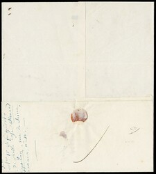 1850 - Unfranked letter from 'VEROLANOVA 1 GIU.' 1850 (blue) to Pisa, ...