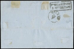 1852 - green 5c with dot after denomination and light pink 10c ...