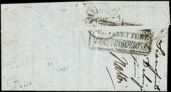 1852 - 40c light blue with dot after the denomination and error ...