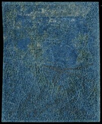1852 - 40c azzurro, nuovo con piena gomma e ottimi margini.CF E.Diena ...