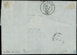 1869 - France: Napoleon 3rd bistre 10c and Lauree Napoleon bistre 10c ...