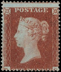 2865140: 大不列顛1854-70有齒孔雕刻版