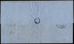 1874 - Large Hermes Heads, letter from 'MANCHESTER JY.21.74' to ...