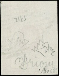 1851 - Switzerland - Geneva: Black 5c, 'Neuchatel'. certs. E.Diena, ...