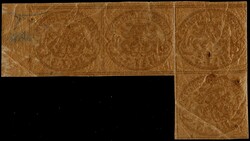 1852 - 3b bruno, ST4 a 'seggiola' AdF superiore destro con ampi ...