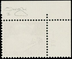 1949 - Grimsel dam, 20c sheet corner, MNH. cert. Raybaudi gold ...