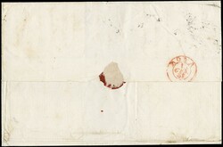 1857 - 1b verde grigiastro, 3b camoscio, due esemplari, e 8b bianco, ...