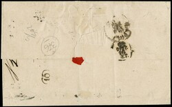 1870 - 20c ruby and 40c lemon yellow from “ROME 12 SEPT 70' to ...