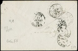 1870 - Kingdom of Italy, 20c blue Bigola, Turin printing, cancelled ...