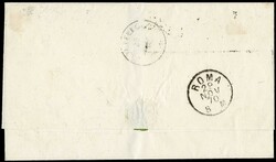 1870 - Kingdom of Italy, 10c yellow ochre, DLR Turin printing, two ...