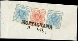 1850/65 - LOMBARDY VENETIA - CANCELLATIONS: collection of ...