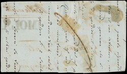 1852 - PAPAL STATES - FORGERIES: lot of 2 covers and 2 letter-fronts ...