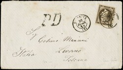 1861/81 - GREECE: Large Hermes Heads, lot of 11 covers to foreign ...