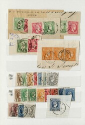 1861/1952 - GREECE : small collection of used and unused stamps of ...