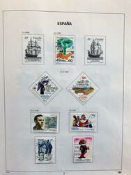1850/1997 - SPAGNA: collezione di francobolli nuovi e usati, montata ...