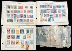 WORLWIDE: lot of worldwide stamps, mainly used collected in a 1905 ...
