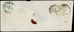 1855 - 20c greyish sky-blue, cancelled 'R. POSTA MILITARE SARDA (N.1) ...