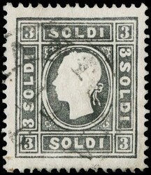 1858 - 2s yellow, 2nd type, and 3s greyish black, 1st type, used. ...