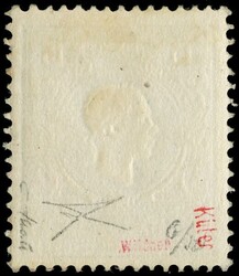 1858 - 15c blue, 1st type, mint with original gum. Certs. Bottacchi ...