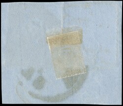 1858 - 5s red, 1st type, in mixed franking with Austria 10kr brown, ...