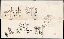 1863 - 15c slate grey, forgery produced to defraud the post of ...
