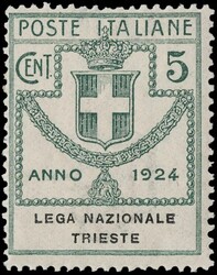 1924 - Enti Parastatali, Lega Nazionale Trieste, la serie completa di ...