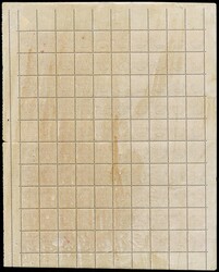1874 - General Issues: 40c rose, reconstruction of the block of 200 ...