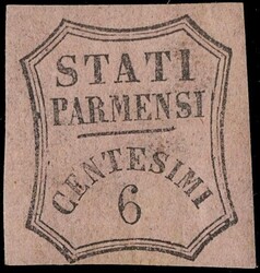 1853/57 - Newspaper tax stamps 6c rose and 9c blue, mint.Cert. Sorani ...