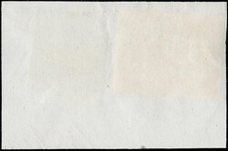1865 - 50 baj dark ultramarine blue, defective printing, very well ...