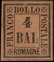 1859 – complete set of nine values, mint. CF financial Bolaffi ...