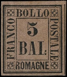 1859 – complete set of nine values, mint. CF financial Bolaffi ...