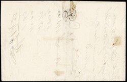 1853 - 15c deep vermilion, Verona forgery, from 'VICENZA 27/9' (53) ...