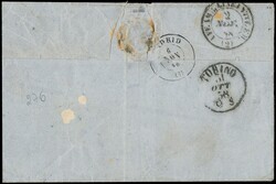 1858 - Parma, 10c white, 1st issue, and 40c blue, 3rd issue, ...