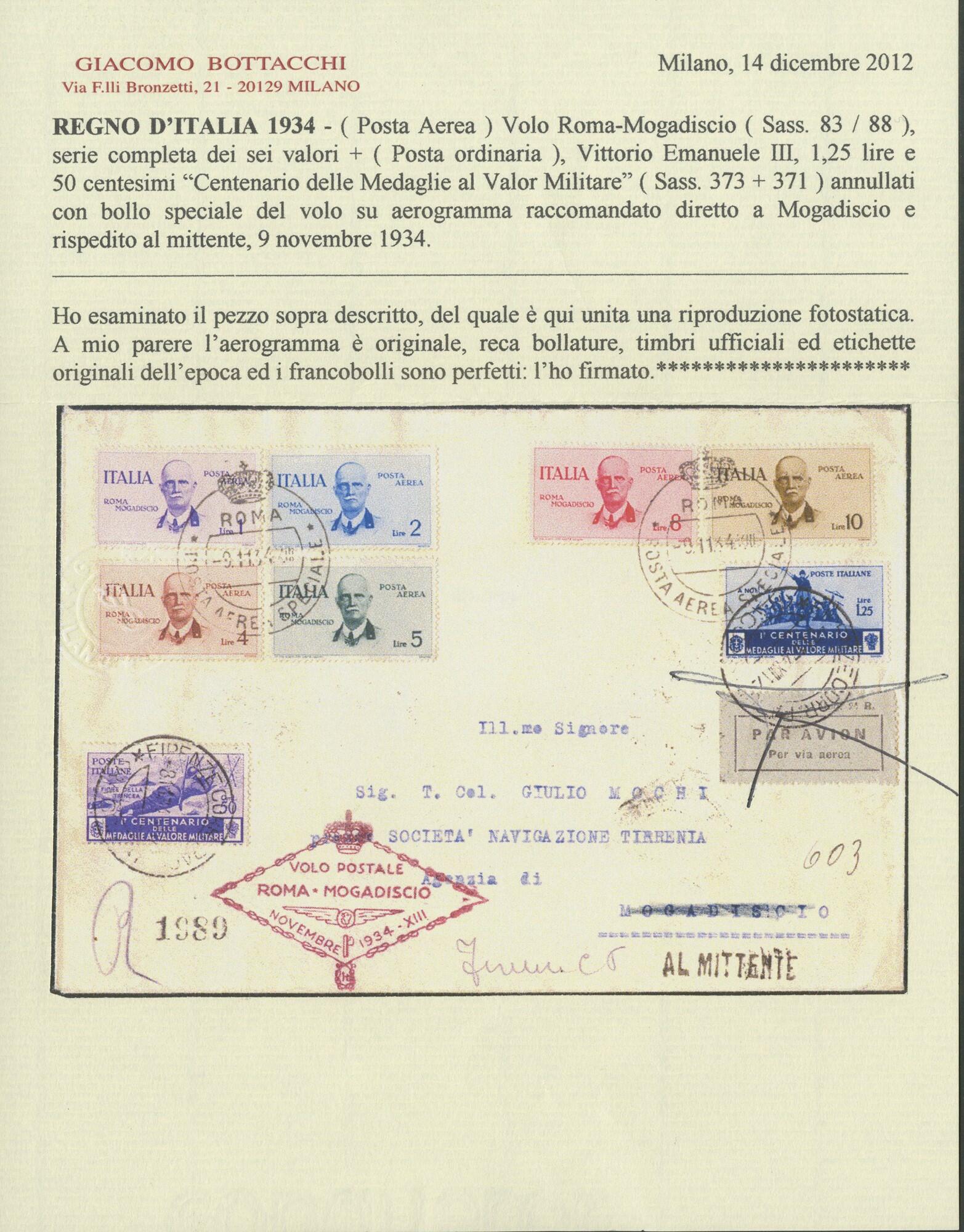 Image 1 for lot number 2490 for Zanaria Filatelici Special price list - Italian Kingdom