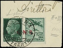 3415130: Italien Reich Reklame Zusammendrucke
